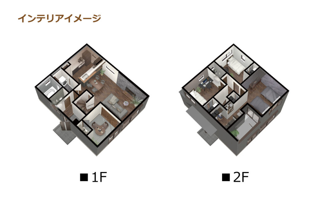 5_間取図_planK-2_クリザンテームヒルズ西中山_インテリアイメージのみ