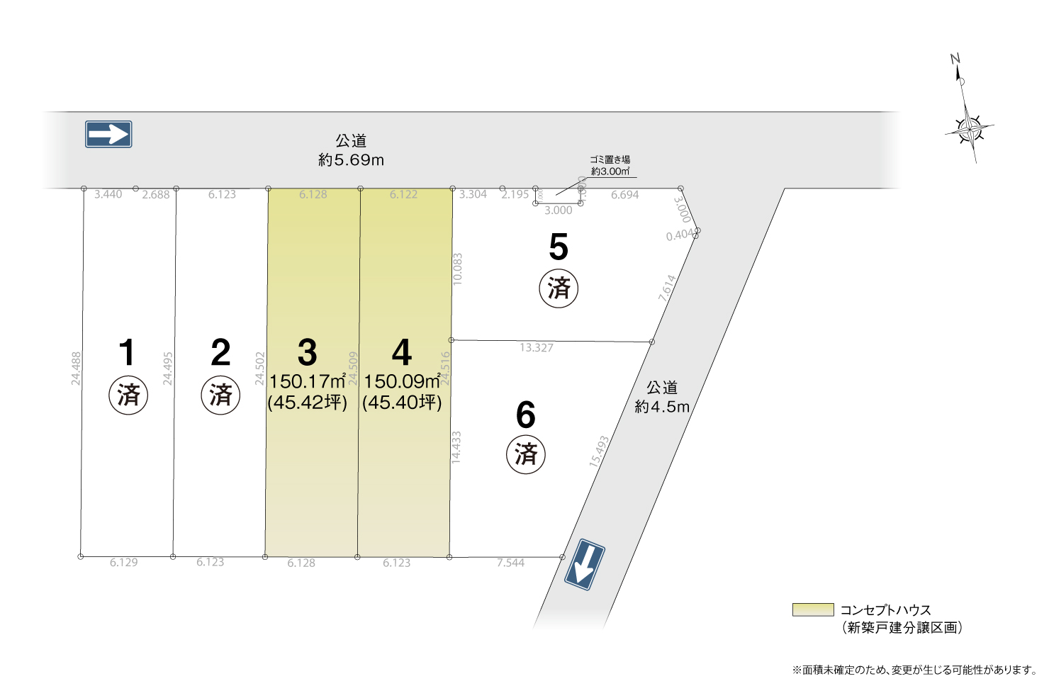 4_区画図_大府市桃山町Ⅸ