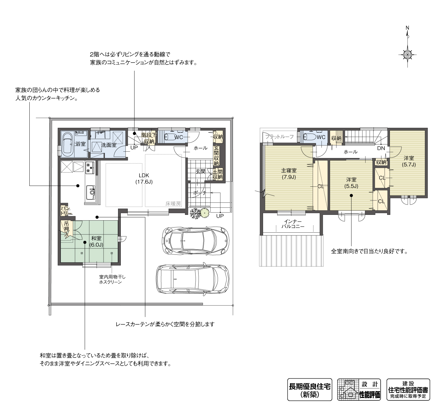 5_間取図_plan1_南区薬師通