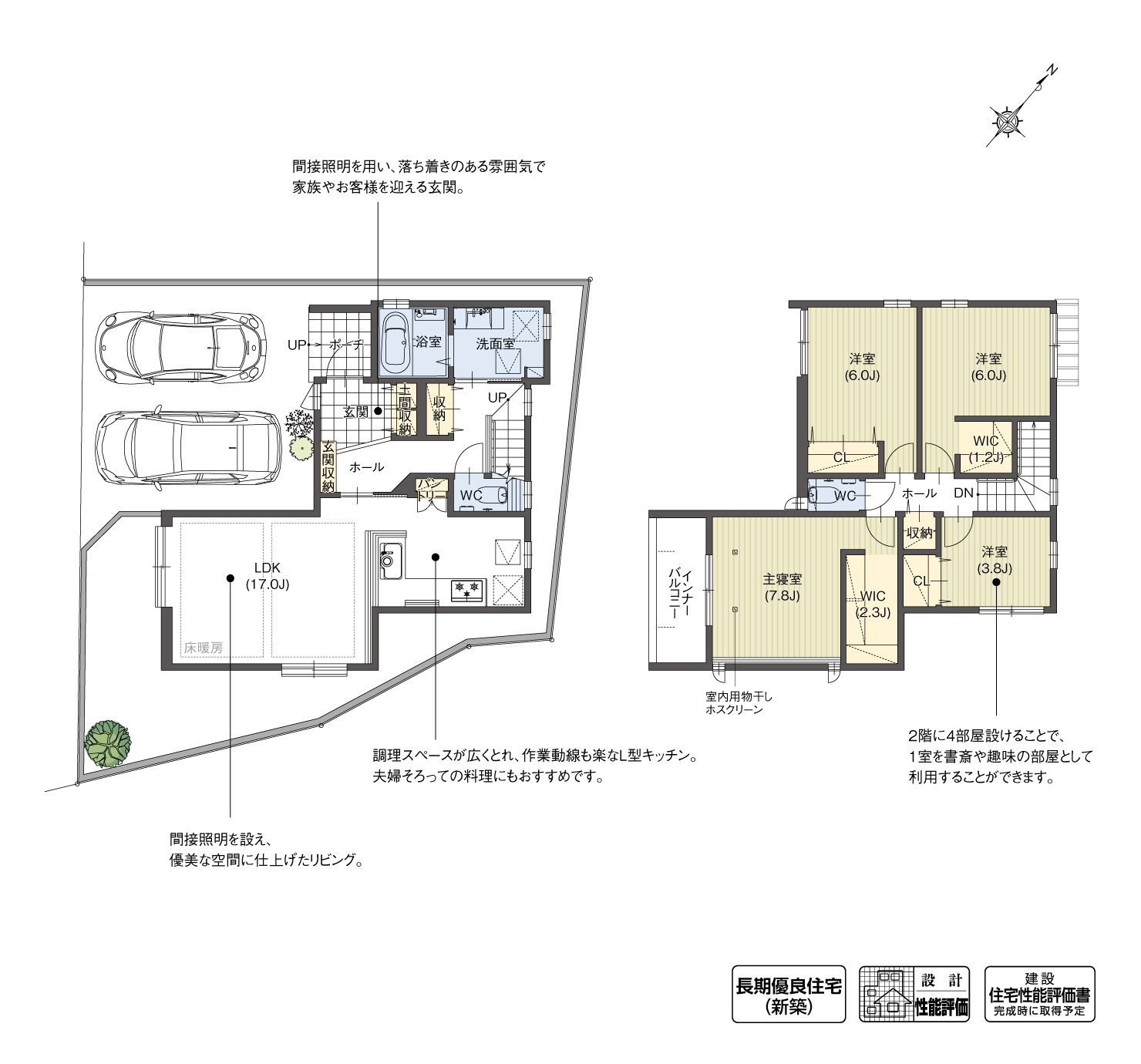 5_間取図_plan2_大府市若草町Ⅳ