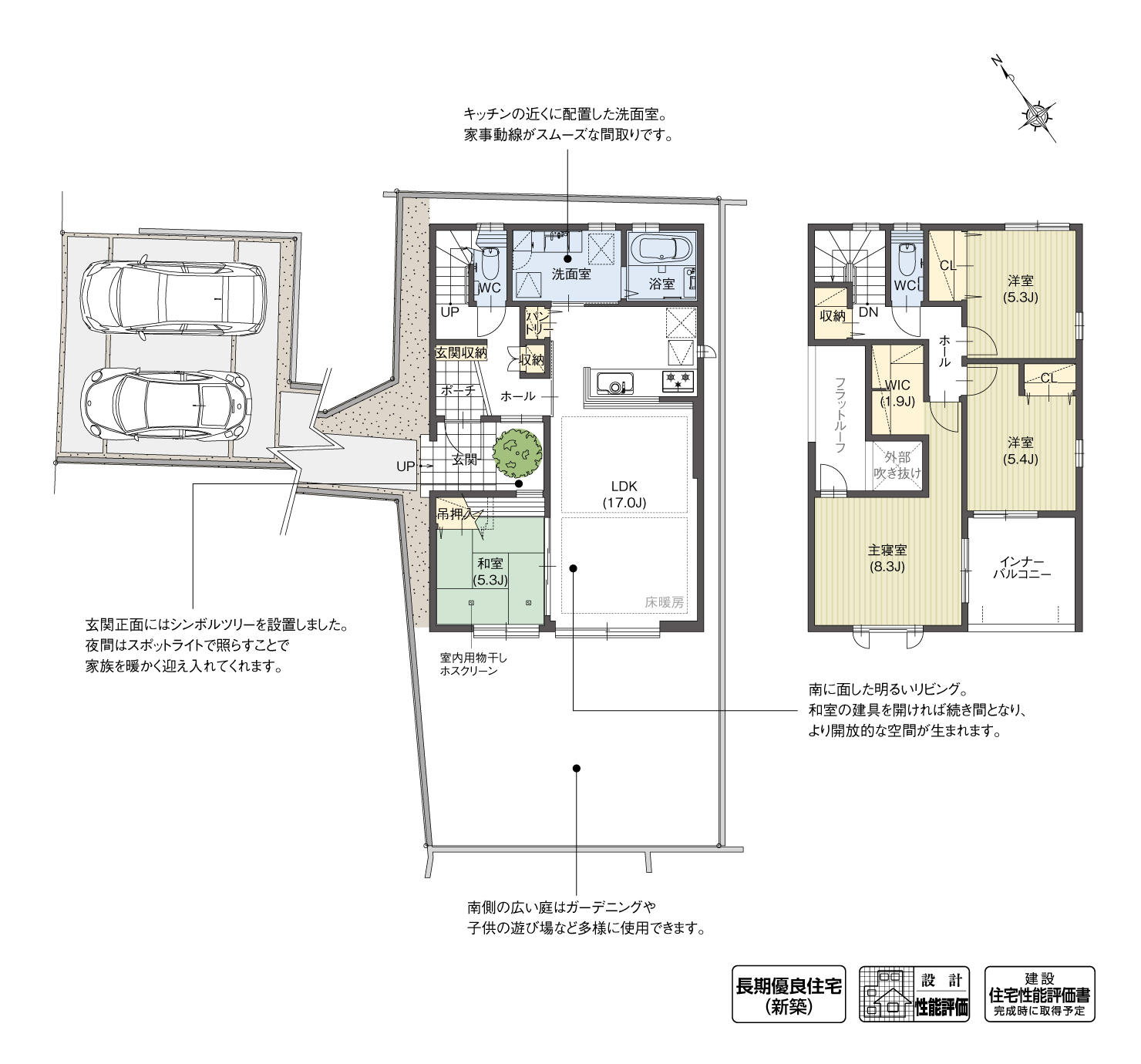 5_間取図_plan3_豊田市駒場町Ⅱ