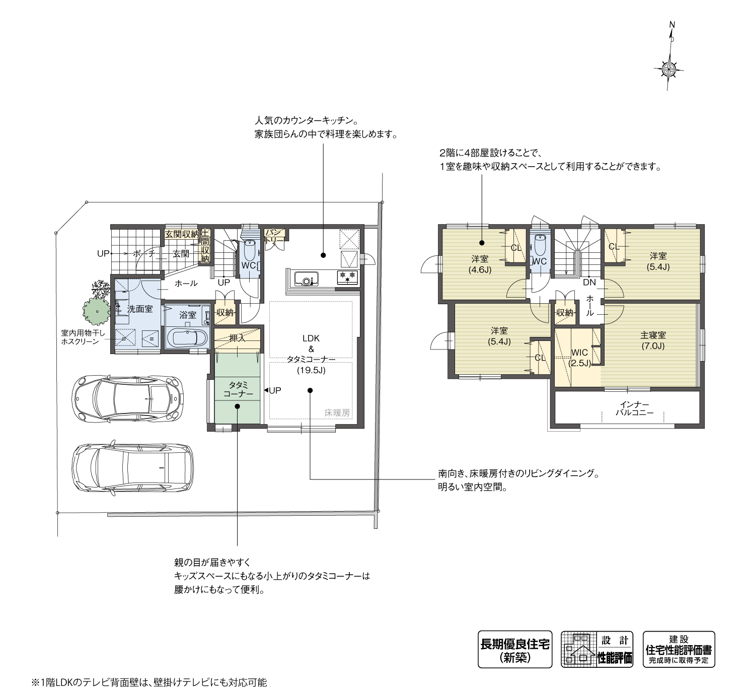 5_間取図_plan1_知立市谷田町Ⅱ