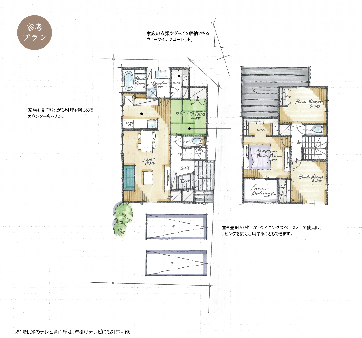 5_間取図_plan2_北名古屋市熊之庄Ⅳ_注文