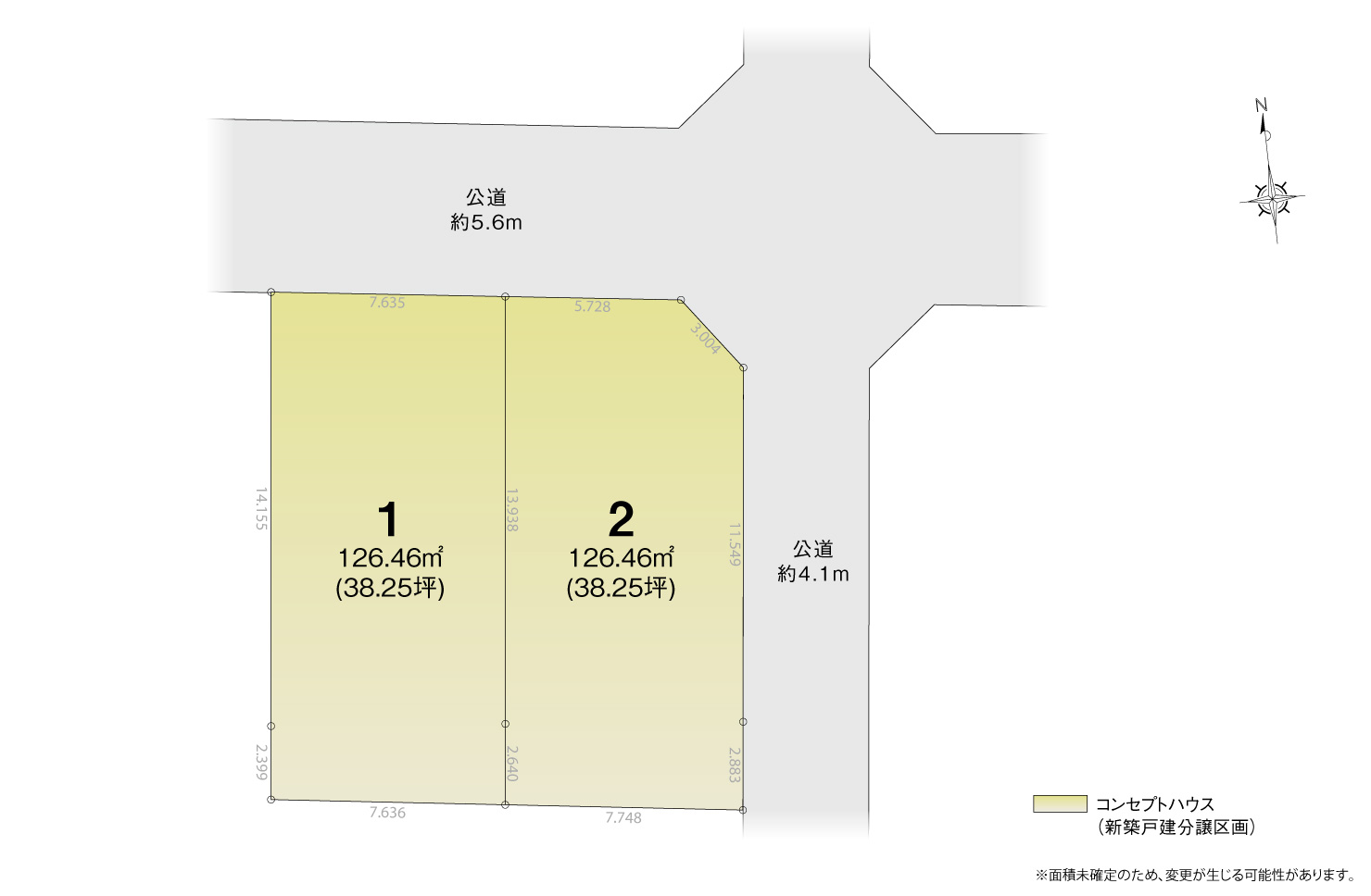 4_区画図_北名古屋市熊之庄Ⅳ