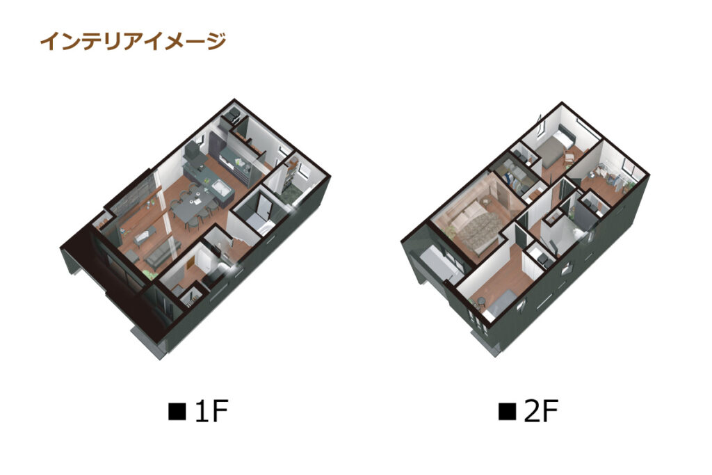 5_間取図_plan1_北区金城_インテリアイメージのみ