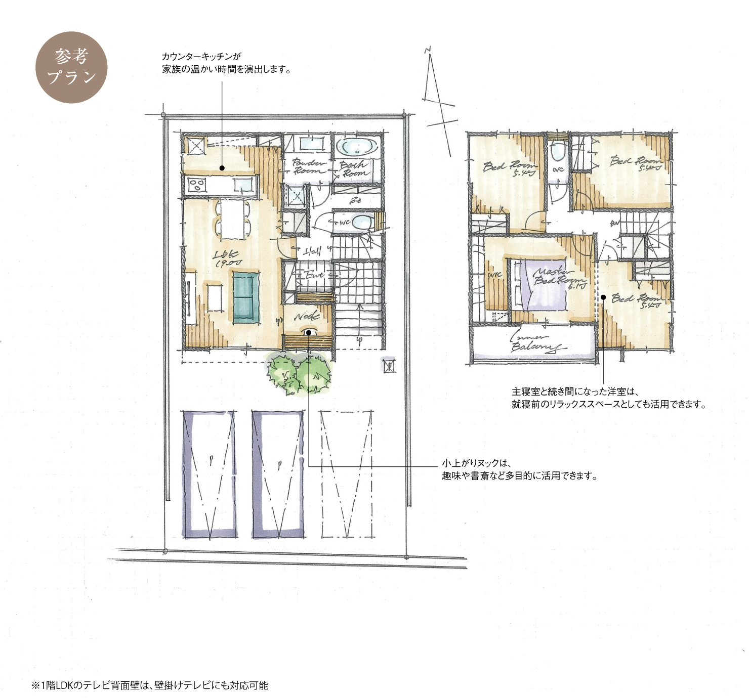 5_間取図_plan3_豊田市西岡町二本木Ⅱ_注文