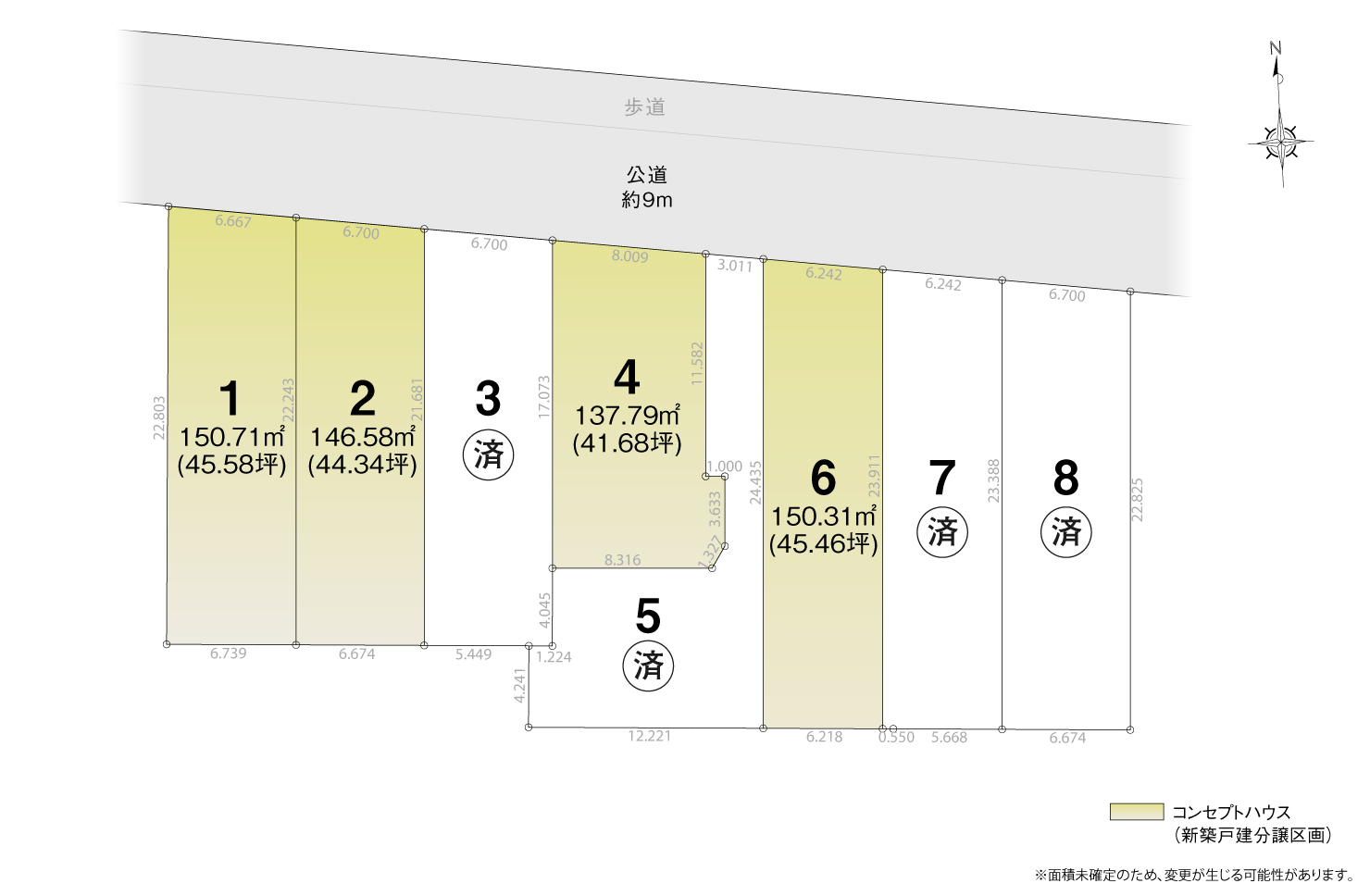 4_区画図_刈谷市築地町